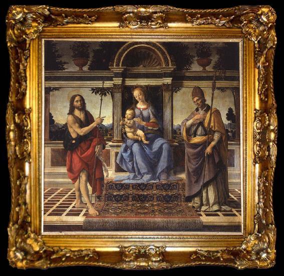 framed  Andrea del Verrocchio Madonna di Piazza, ta009-2